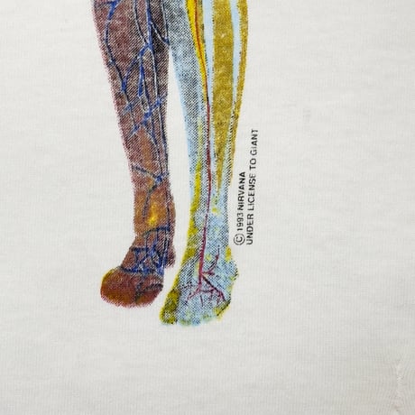 NIRVANA IN UTERO 1993 WHITE TOP HEAVY XL 8289
