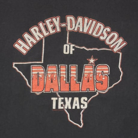 HARLEY DAVIDSON DALLAS TEXAS UNTAMED TIGER FLAME LS LARGE 8948
