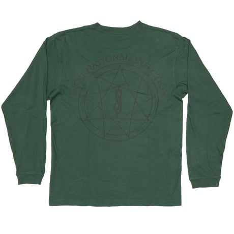 Slipknot INTERNATIONAL INFECTION LS GREEN FITS SMALL 1975