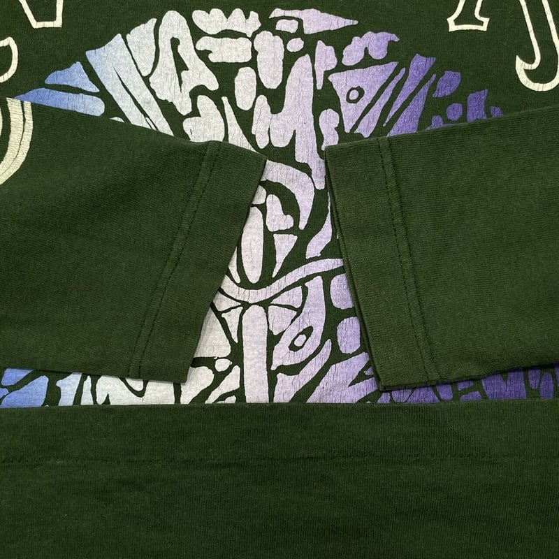 ⭐️未使用品NIRVANA NEVERMIND Ｌ/S TEE USA製☆ NIRVANA NEVERMIND BOOTLEG LS TEE GREEN LARGE 64