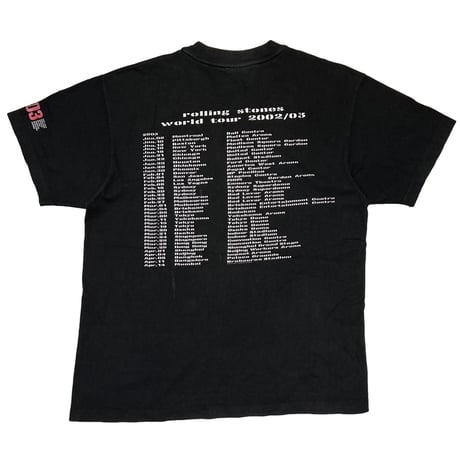 ROLLING STONES LIP & TONGUE 2002-2003 WORLD TOUR ACME FITS LARGE 6380