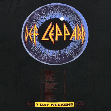 DEF LEPPARD ADRENALIZE THE 7-DAYS WEEKEND TOUR GIANT BY TEE JAYS XL 8323
