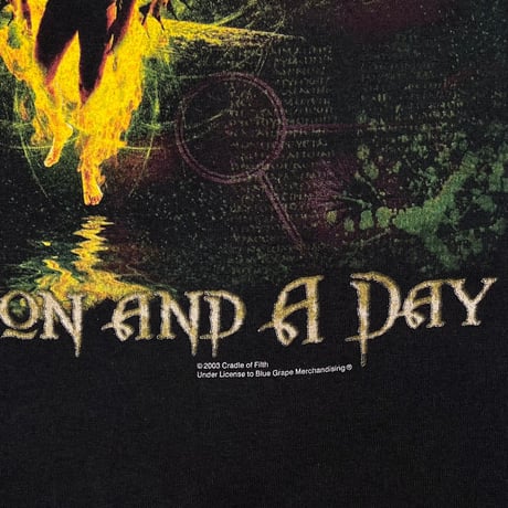 CRADLE OF FILTH 2003 DAMNATION AND A DAY ANVIL 2XL 6310