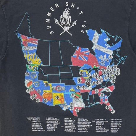 METALLICA 1992 METALLIFUKINCA  SUMMER SHIT 92 GIANT BY TEEJAYS LARGE 1008