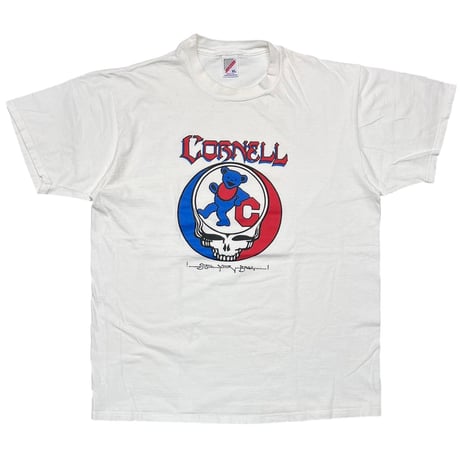 GRATEFUL DEAD CORNEL TRICOLOR DEAD BEAR JERZEES WHITE XL 1472