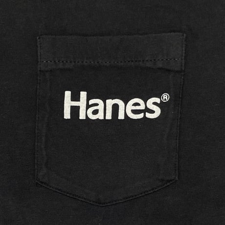 Hanes LOGO POCKET TEE Hanes LARGE 0639