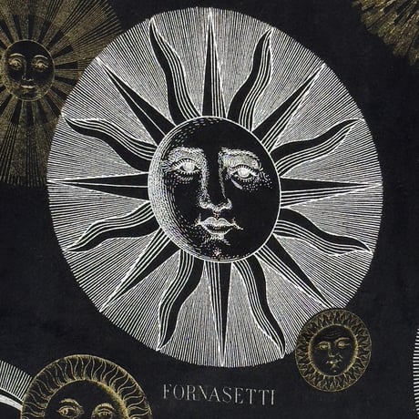 OLD & VINTAGE FORNASETTI SUN & MOON OVP XL 2255