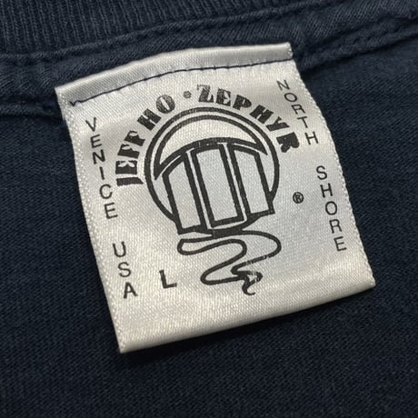 ZEPHYR  LOGO LS TEE NAVY LARGE 2974
