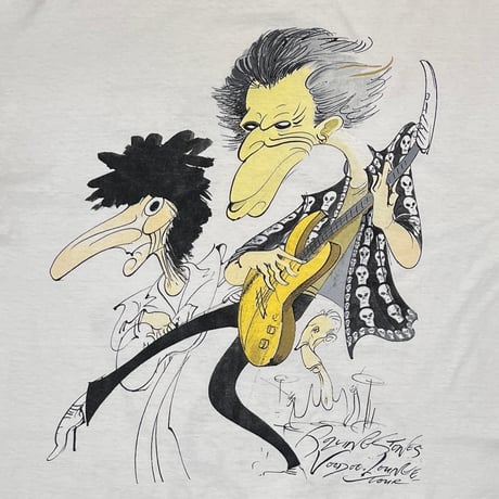 ROLLING STONES 1994 Gerald Scarfe WHITE BROCKUM XL 5035