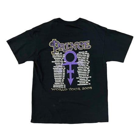 PRINCE WORLD TOUR PHOTO TEE BLACK LARGE KD4262