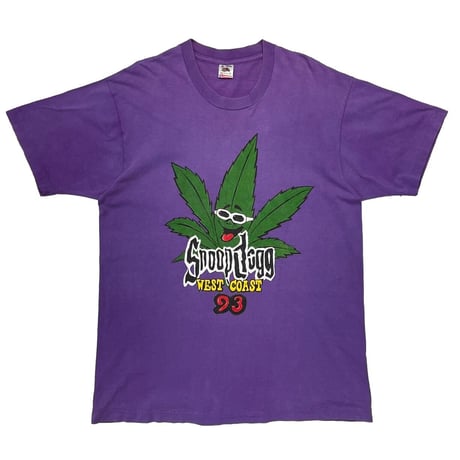 SNOOP DOGG WEST COAST 93 PURPLE FRUIT OF THE LOOM XL 9092