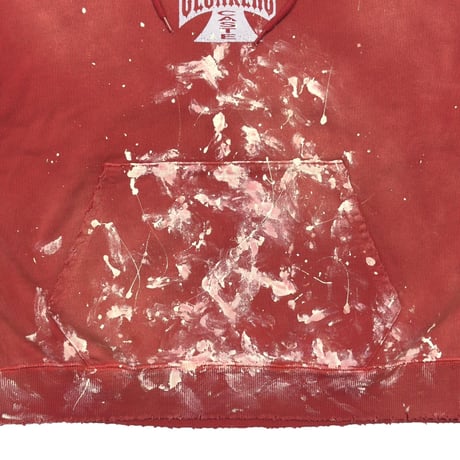 greatLAnd ORIGINAL CLUNKERS HOODIE RED PAINTED
