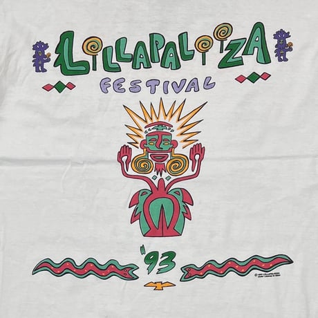 LOLLAPALOOZA 93' FESTIVAL WHITE ANVIL XL 1164