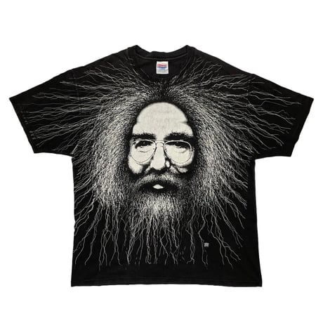 JERRY GARCIA GRATEFUL DEAD FACE DOUBLESIDE RARE 1942-1995 HANES XL