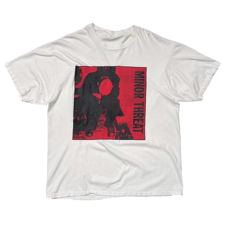 MINOR THREAT RED GRAPHIC WHITE FITS XL 4289