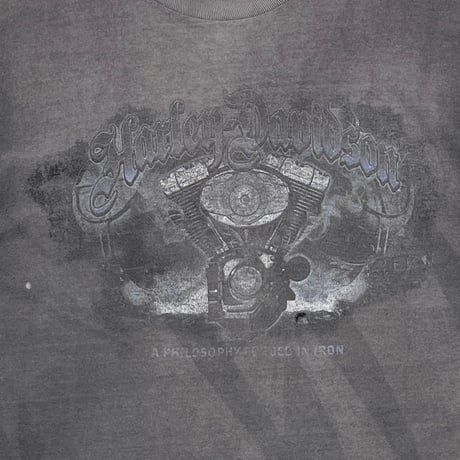 HARLEY DAVIDSON ENGINE A PHILOSOPHY FADED LARGE 0744