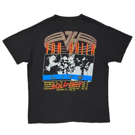 VAN HALEN 1991 FOR UNLAWFUL CARNAL LNOWLEDGE BLACK FITS XL 5435