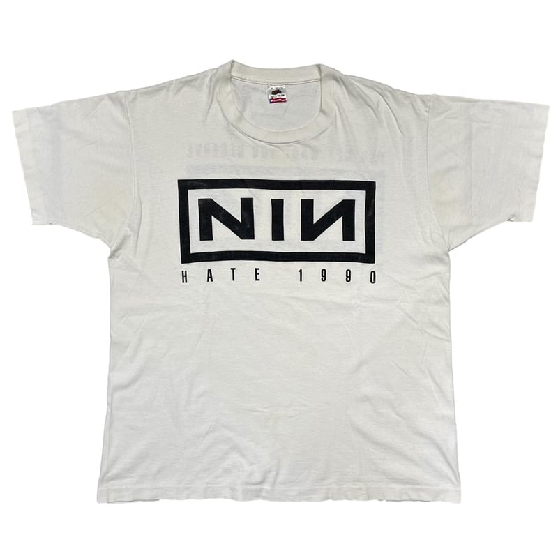 NINE INCH NAILS HATE 1990 FRUIT OF THE LOOM XL NINE INCH NAILS HATE 1990 FRUIT OF THE LOOM XL