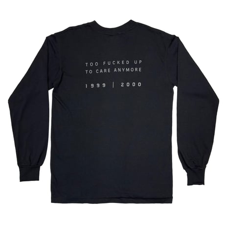 NINE INCH NAILS EMBROIDERY BOX LOGO FRAGILITY TOO FUCKED UP TO CARE ANYMORE LS ALL SPORT MEDIUM 2119