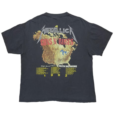 GUNS N' ROSES x METALLICA 1992 TOUR BROCKUM XL 5383