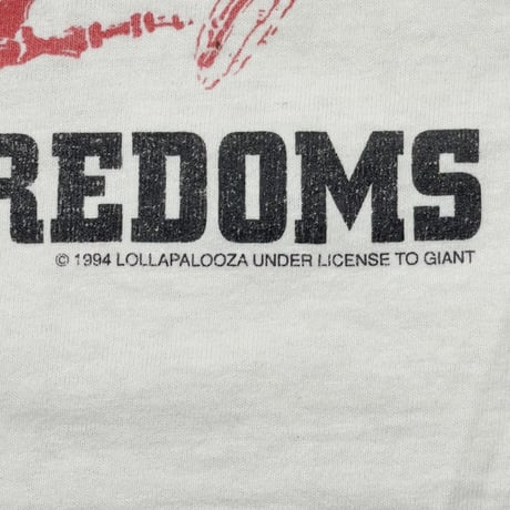 LOLLAPALOOZA 1994 NINE TEEN GIANT BY TEEJAYS XL 8375