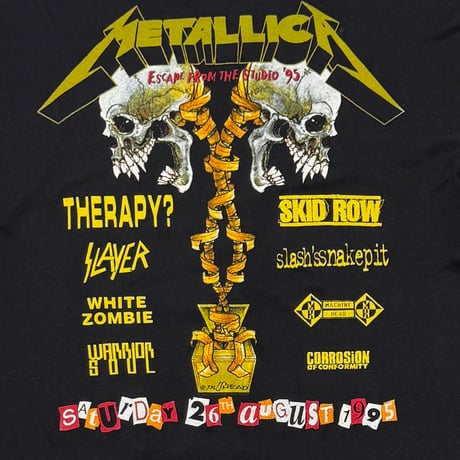 METALLICA DONINGTON 1995 EURO XL 1132