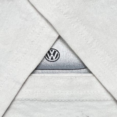 VOLKSWAGEN BEETLE ANGEL & DEVIL CAR DOUBLESIDE WHITE GILDAN LARGE 9684