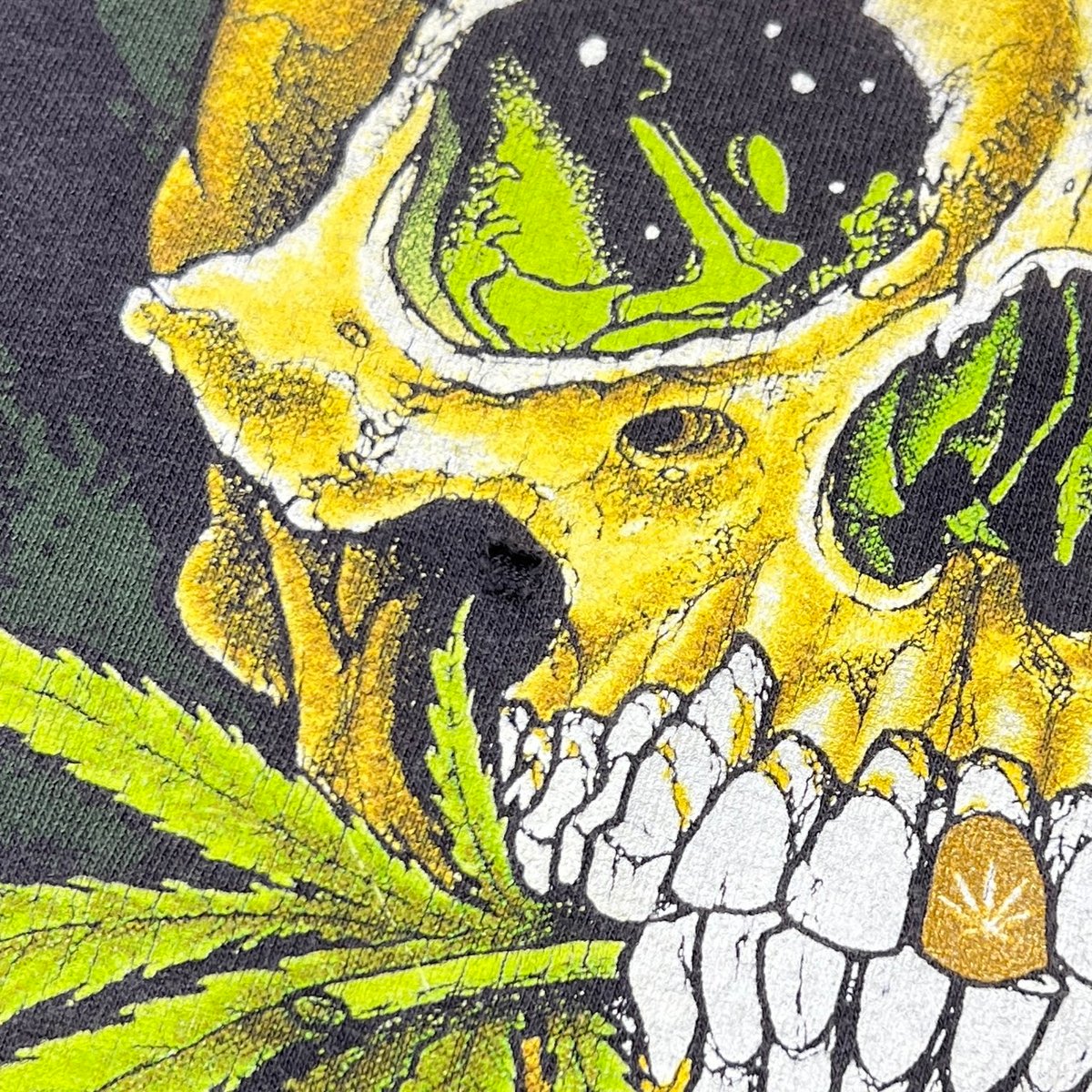 ヴィンテージ 90s SKULL MARIJUANA LEAF DR DRE