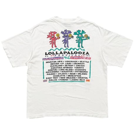 LOLLAPALOOZA 1992 RED HOT CHILI PEPPERS MINSTRY SOUNDGARDEN GIANT BY TEEJAYS XL 0289