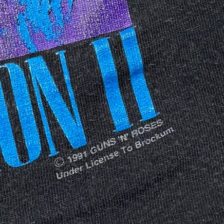 GUNS N’ ROSES USE YOUR ILLUSION TOUR Ⅱ 1991 BROCKUM XL 0775