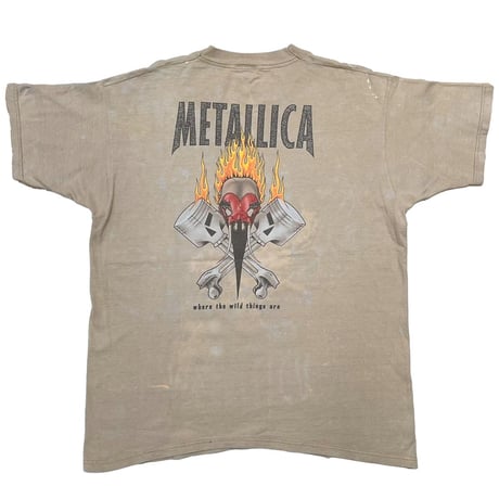 METALLICA PUSHEAD BURN YOUR FINGERS BEIGE GIANT XL 4265