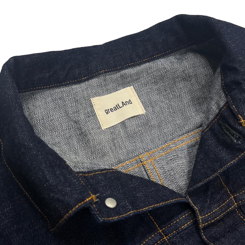greatLAnd ORIGINAL LOGAN DENIM JACKET 2nd T-BAC greatLAnd ORIGINAL LOGAN DENIM JACKET 2nd T-BAC