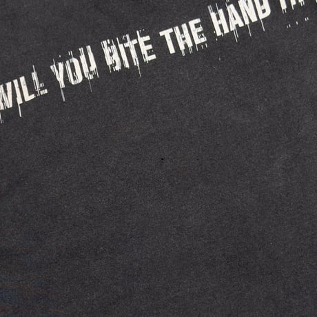 NINE INCH NAILS BOX LOGO WAVEFORM WILL YOU BITE THE HAND THAT FEEDS ? giant FITS LARGE 3993