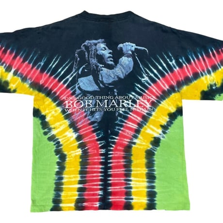 BOB MARLEY ONE GOOD THING ABOUT MUSIC ZION XL TIEDYE 1041