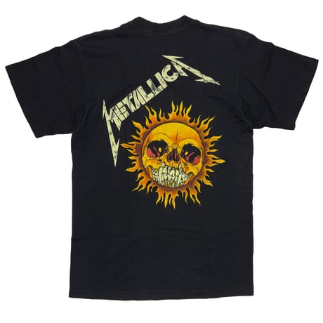 METALLICA PUSHEAD SIDE FLAME SKULL giant BY TEE JAYS XL 6104