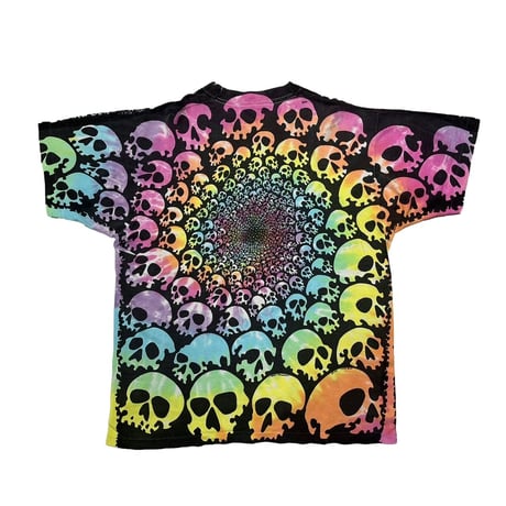 LIQUID BLUE 10,000 SKULL TIE DYE FITS XL 0045