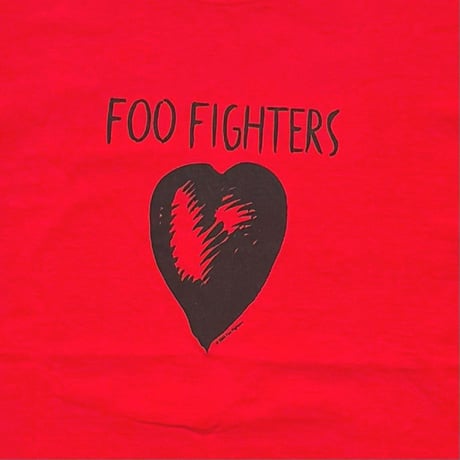 FOO FIGHTERS 2002 ONE BY ONE RED FRUIT OF THE LOOM MEDIUM 1234