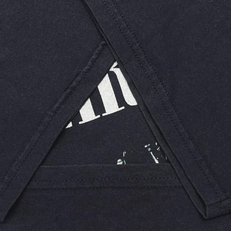 NIRVANA FROM THE MUDDY BANKS OF THE WISHKAH JACKET TEE NAVY ANVIL LARGE 6899