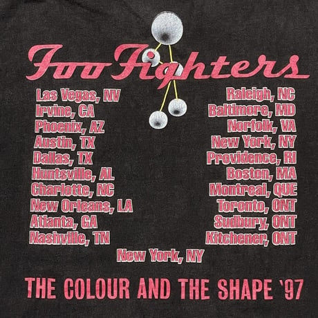 FOO FIGHTERS THE COLOUR AND THE SHAPE 1997 WILD OATS LARGE 9165