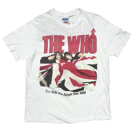THE WHO The Kids Are Alright Tour 1989 WHITE Hanes LARGE 6560