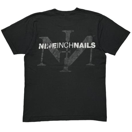 NINE INCH NAILS EMBROIDERY BOX LOGO FRUIT OF THE LOOM LARGE 3365