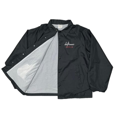 DEFTONES SACTO CA COACHES JACKET BLACK LARGE 6950