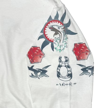 DENNIS RODMAN TATTOO LS WHITE XL 4912