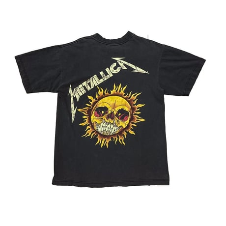 METALLICA PUSHEAD SKULL FIRE TEE GIANT MEDIUM 4806