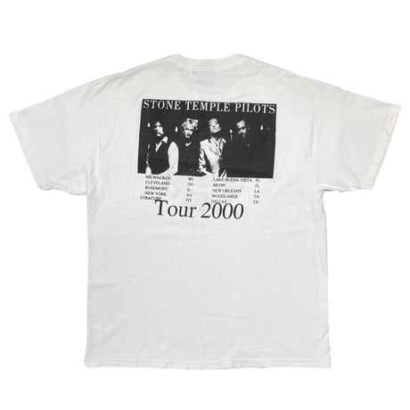 RED HOT CHILI PEPPERS x STONE TEMPLE PILOTS TOUR 2000 WHITE DELTA XL 5929