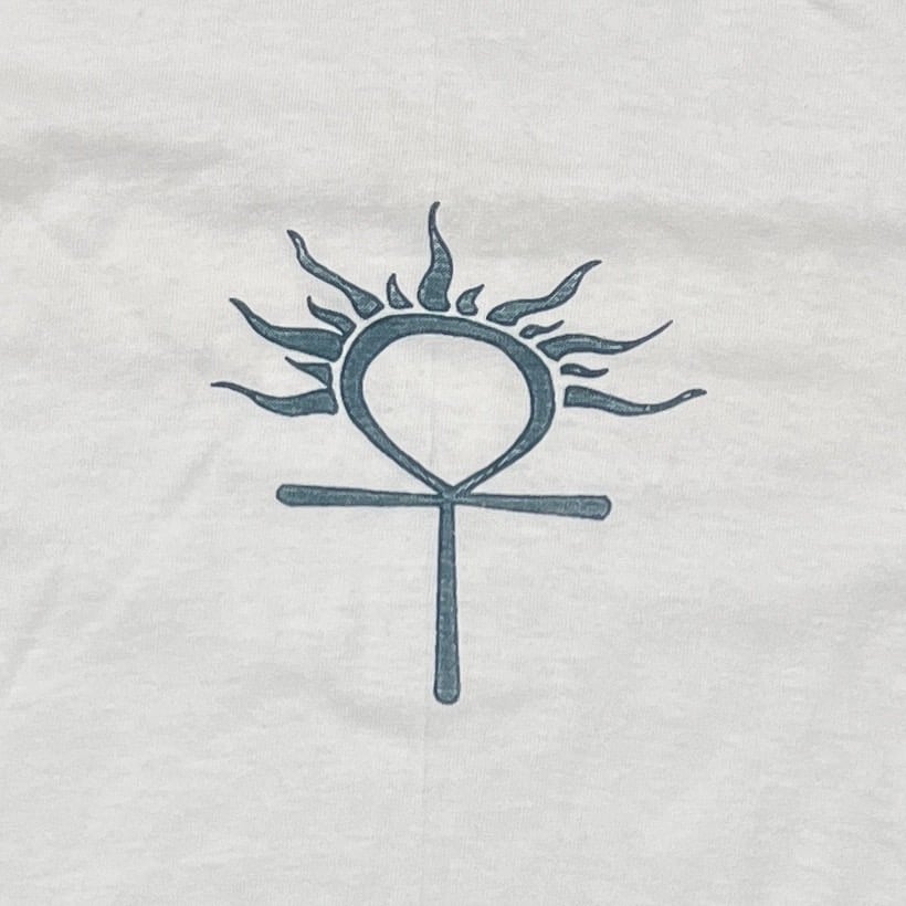 トップス DENNIS RODMAN TATTOO LS NATURAL LARGE 9/22 日曜入荷の社長Tシャツ 緊急!! デニスロッドマン TATTOO LS ロン