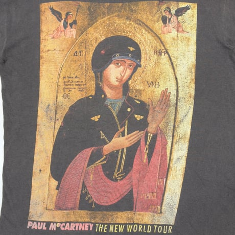 PAUL McCARTNEY THE NEW WORLD TOUR BIKER LIKE AN ICON BROCKUM LARGE 9608