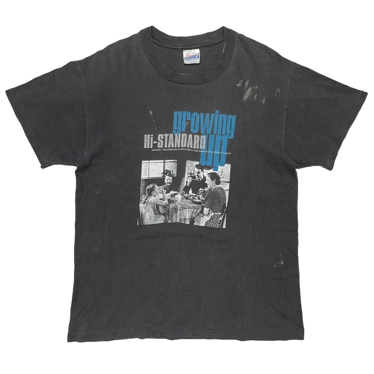 HI STANDARD Tシャツ growing up US-four '96 90s Hi-STANDARD 