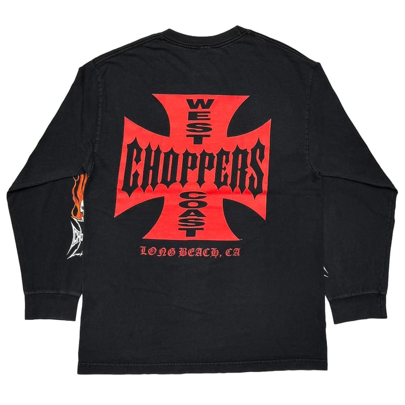 WEST COAST CHOPPERS FLAMING ARM SLEEVE IRON CRO