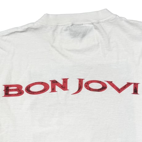 BON JOVI 1995 SUPERMAN TATTOO WHITE BROCKUM LARGE 4173